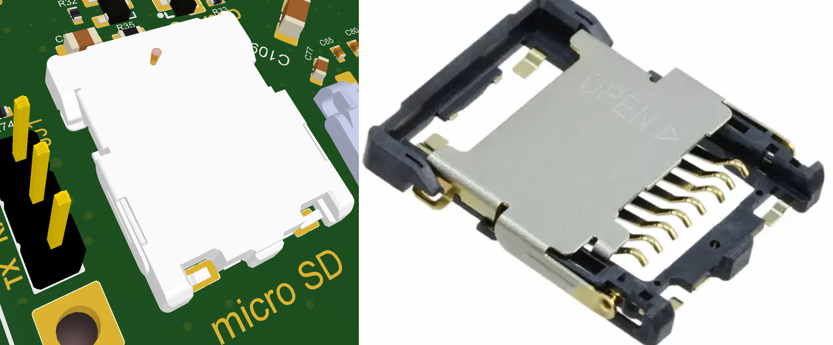 How to design the microSD circuitry