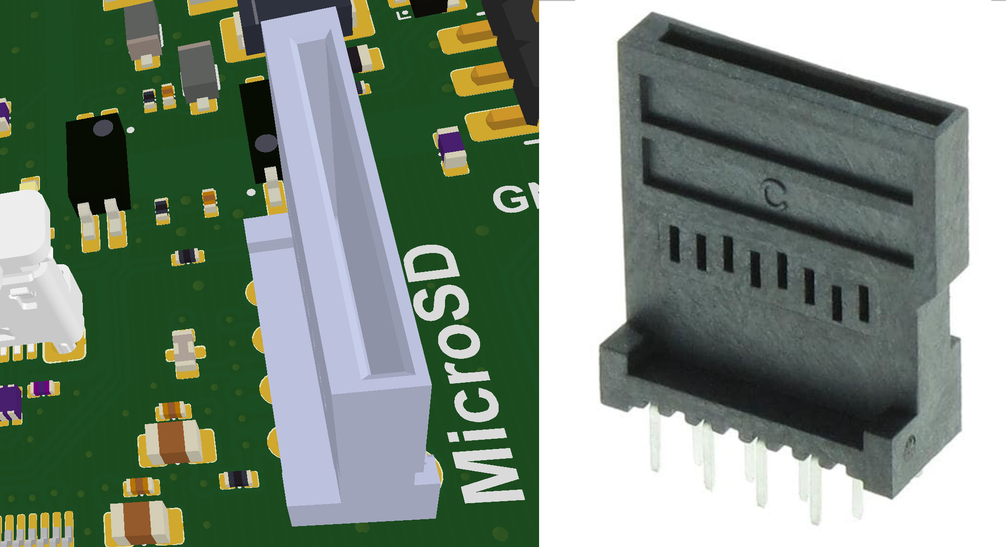 How to design the microSD circuitry