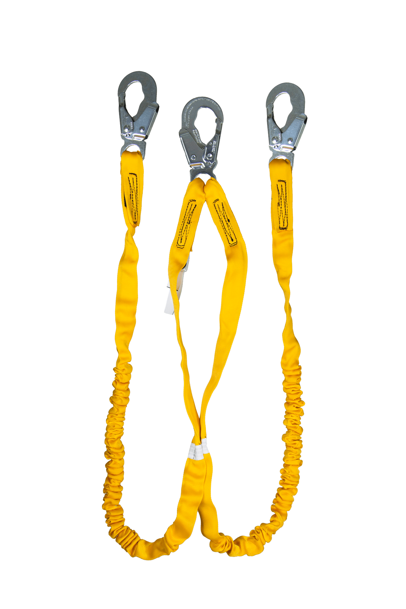 3M DBISALA ShockWave2 1244459 Shock Absorbing Lanyard Yellow 6 TieOff