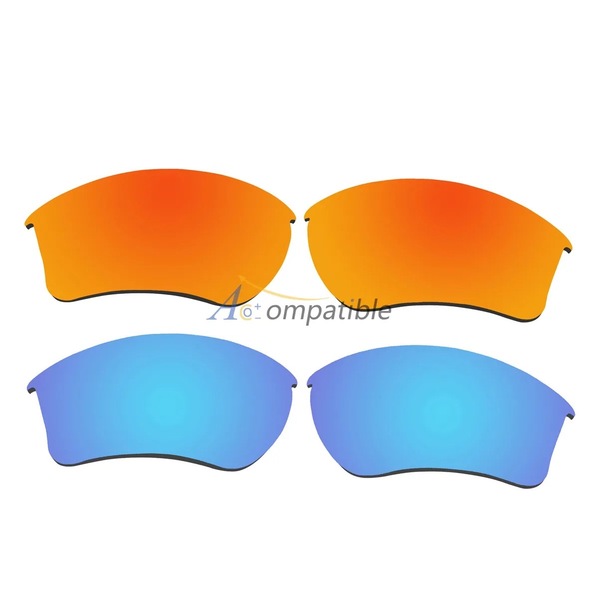 Replacement Polarized Lenses for Oakley Half Jacket 2.0 XL 2 Pair Combo