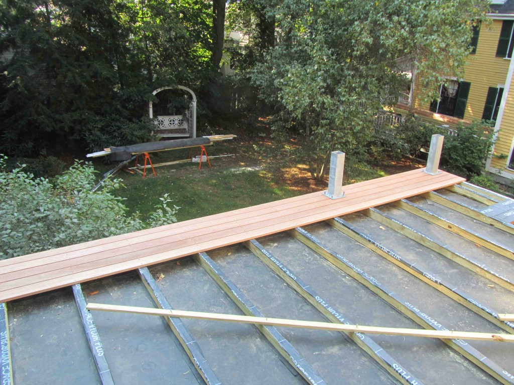 How to build a roof on deck Builders Villa