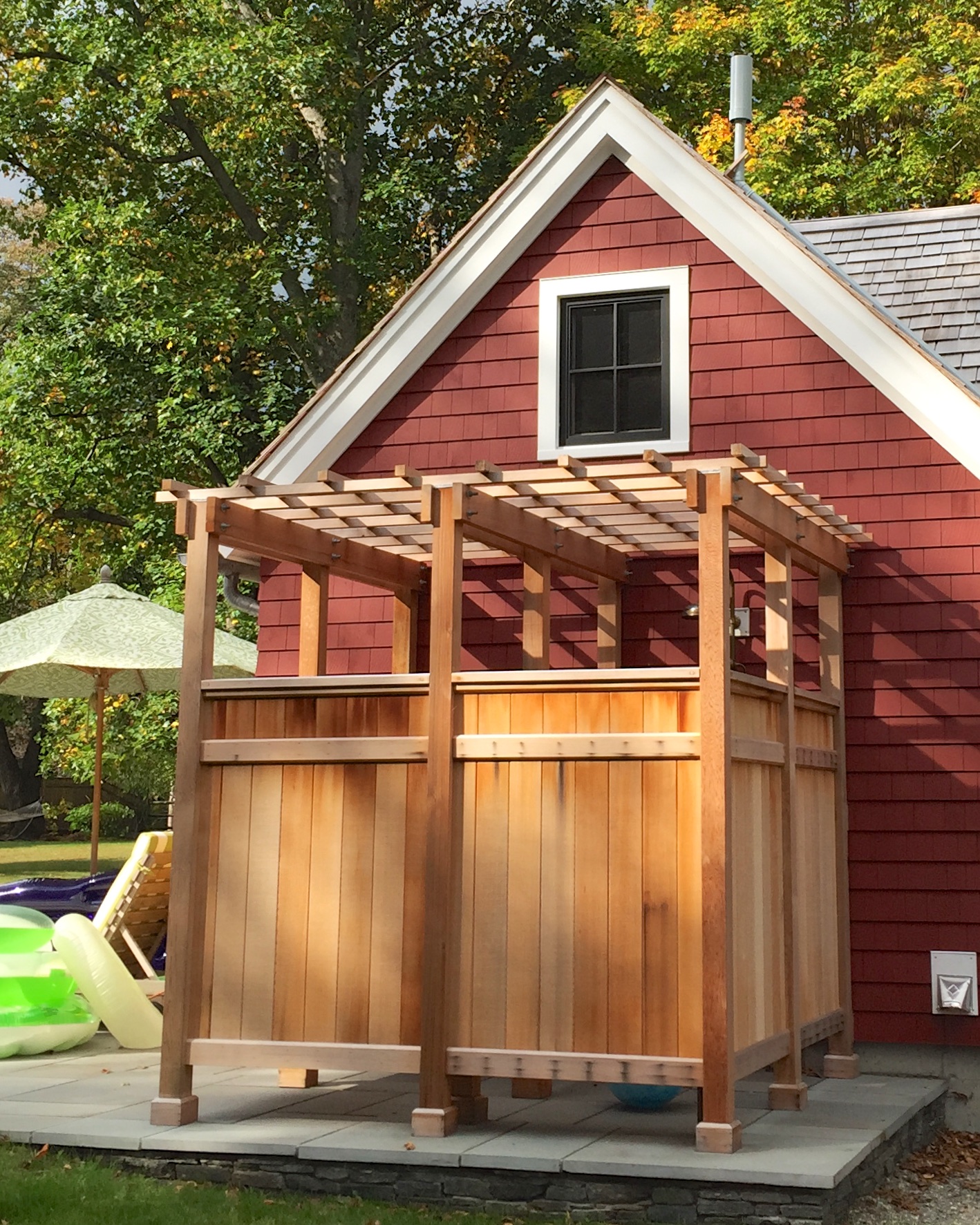 How To Build An Outdoor Shower A Concord Carpenter