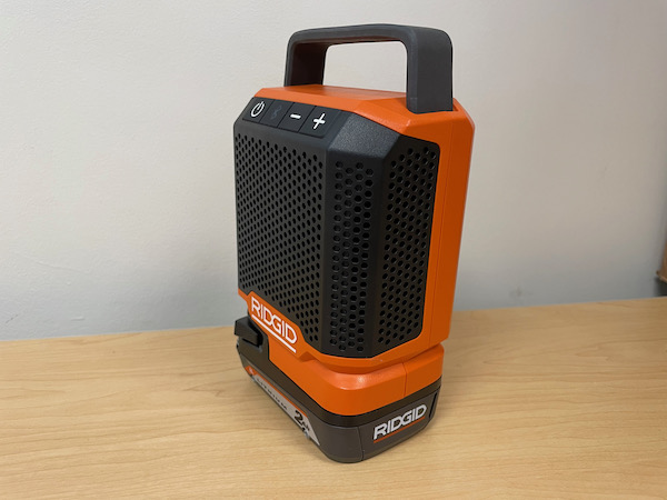 Ridgid 18V Cordless Bluetooth Speaker - Concord Carpenter