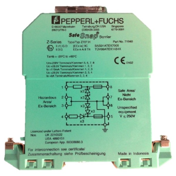 Pepperl Fuchs Z787 Zener Barrier