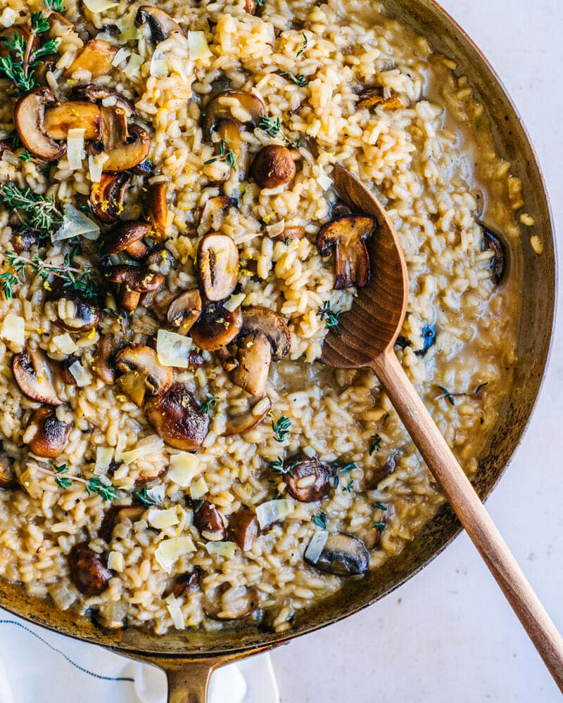 Creamy Mushroom Risotto A Couple Cooks