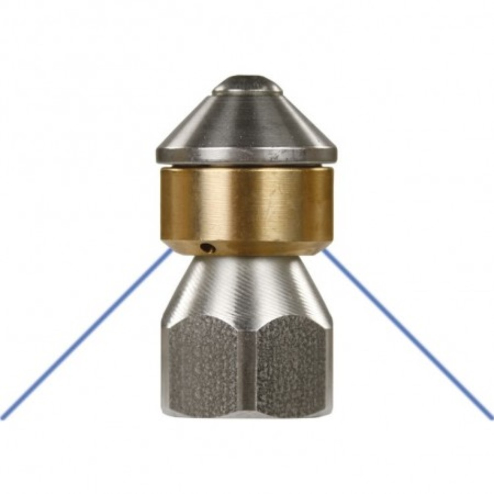 Rotating Sewer Nozzle 3/8" F 12 AC Pressure Washers