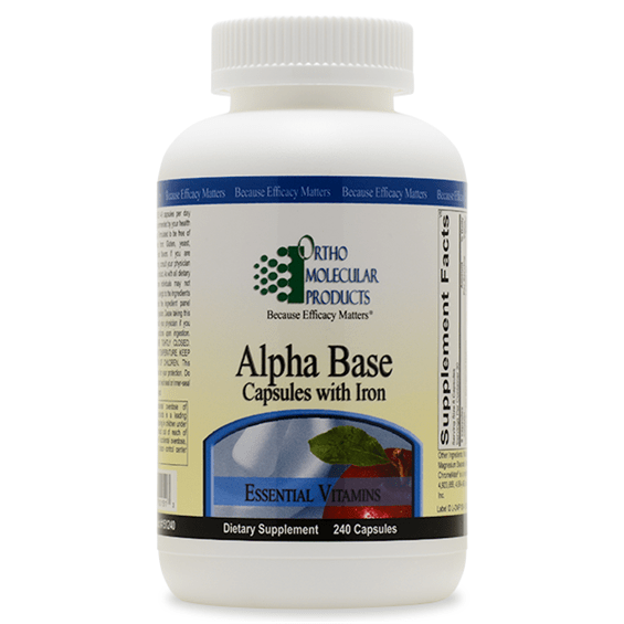Alpha Base Capsules w/ Iron (240 capsules ) Atlanta City Pharmacy