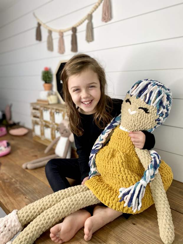 How To Make An Adorable Amigurumi Rag Doll With No Sewing A