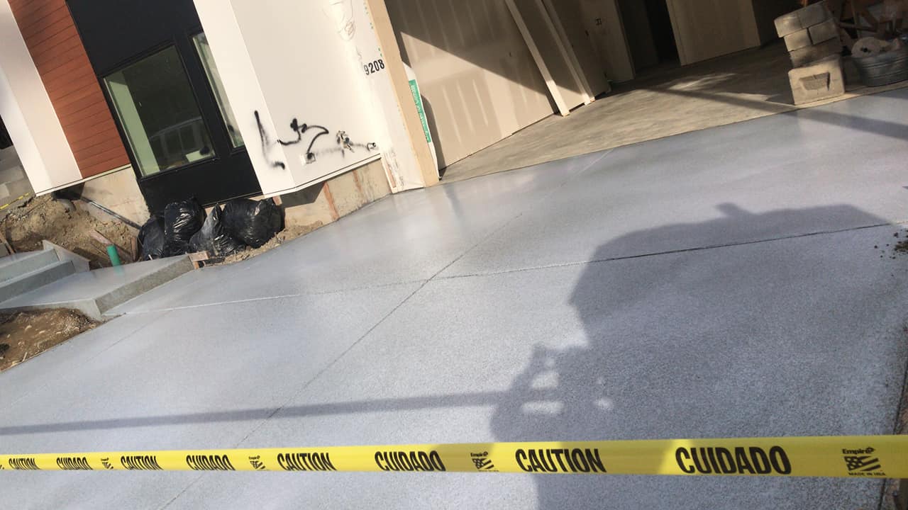 Hard Trowel Finish Concrete