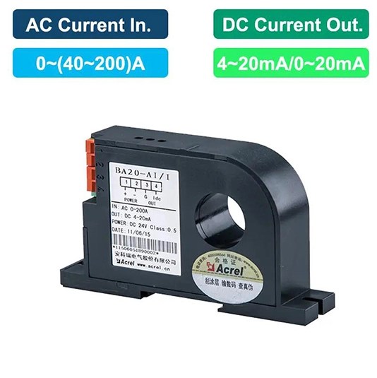 BA20-AI/I BA20-AI/V AC 0-200A Current Transformer