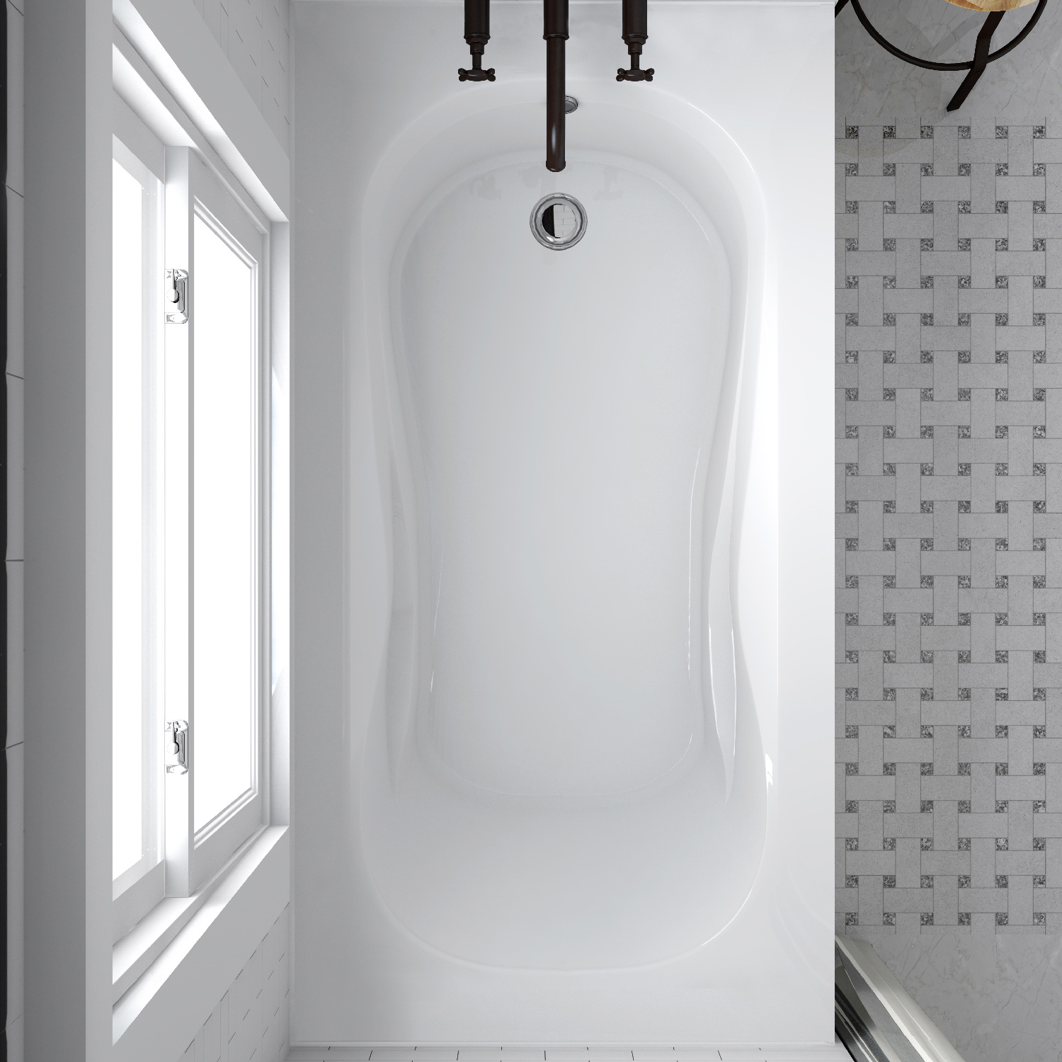 Robson 6032 (5') Alcove Bathtubs & Whirlpools Acritec Industries