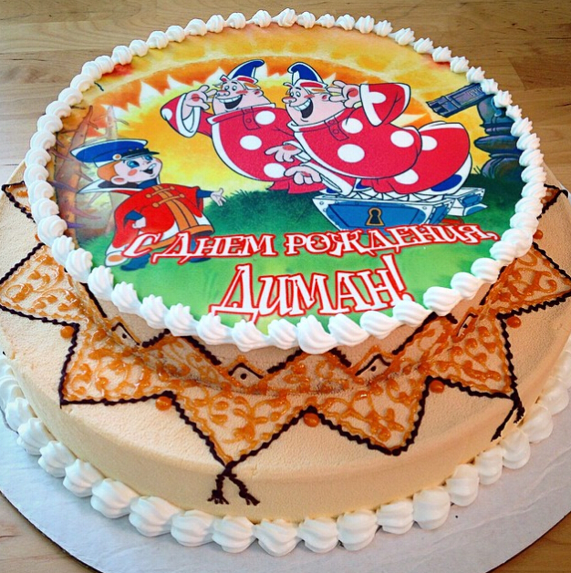 Custom printed Birthday Cakes,edible food printer supplier Acro Technology