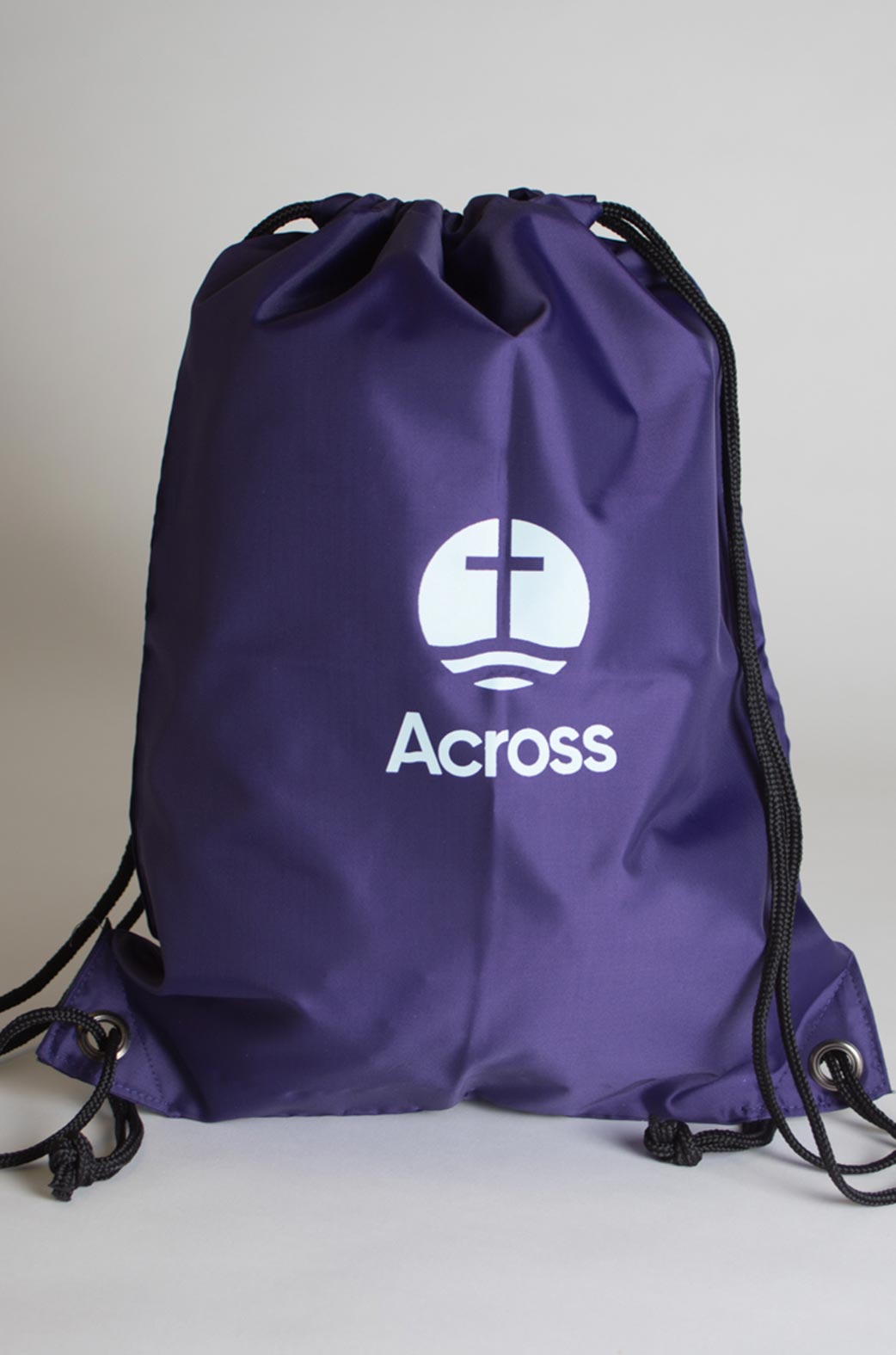 Drawstring Bag Across Charity Take a journey, make a difference