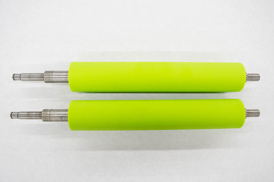 Roller Shaft Wheel Urethane Recovery Service Acrotech Inc.