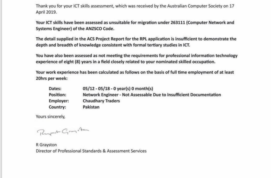 ACS Skills Assessment Letters »