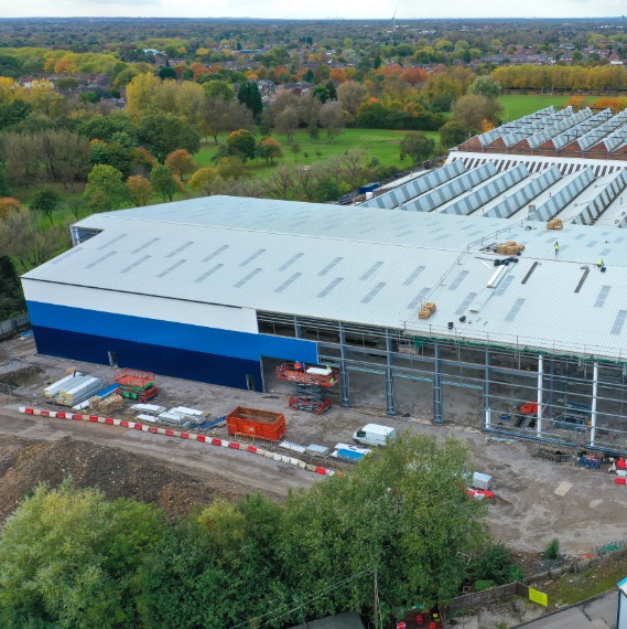 A large industrial manufacturing facility build WFEL ACS