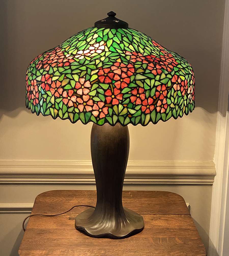 Also, great customer service. unique flowers. Unique - Brooklyn, NY Leaded Glass Lamp Handel Base c1910 ...