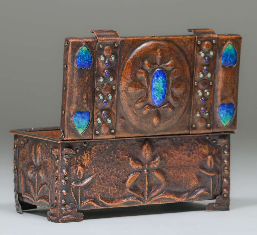 California Historical Design English Arts & Crafts Hammered Copper