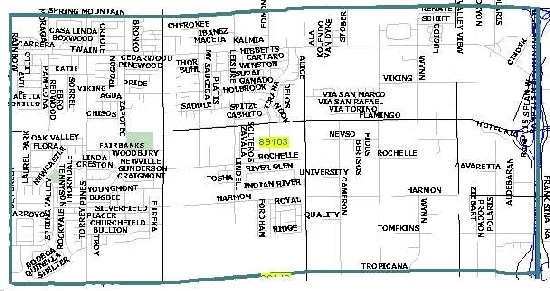Las Vegas Zip Code 89103