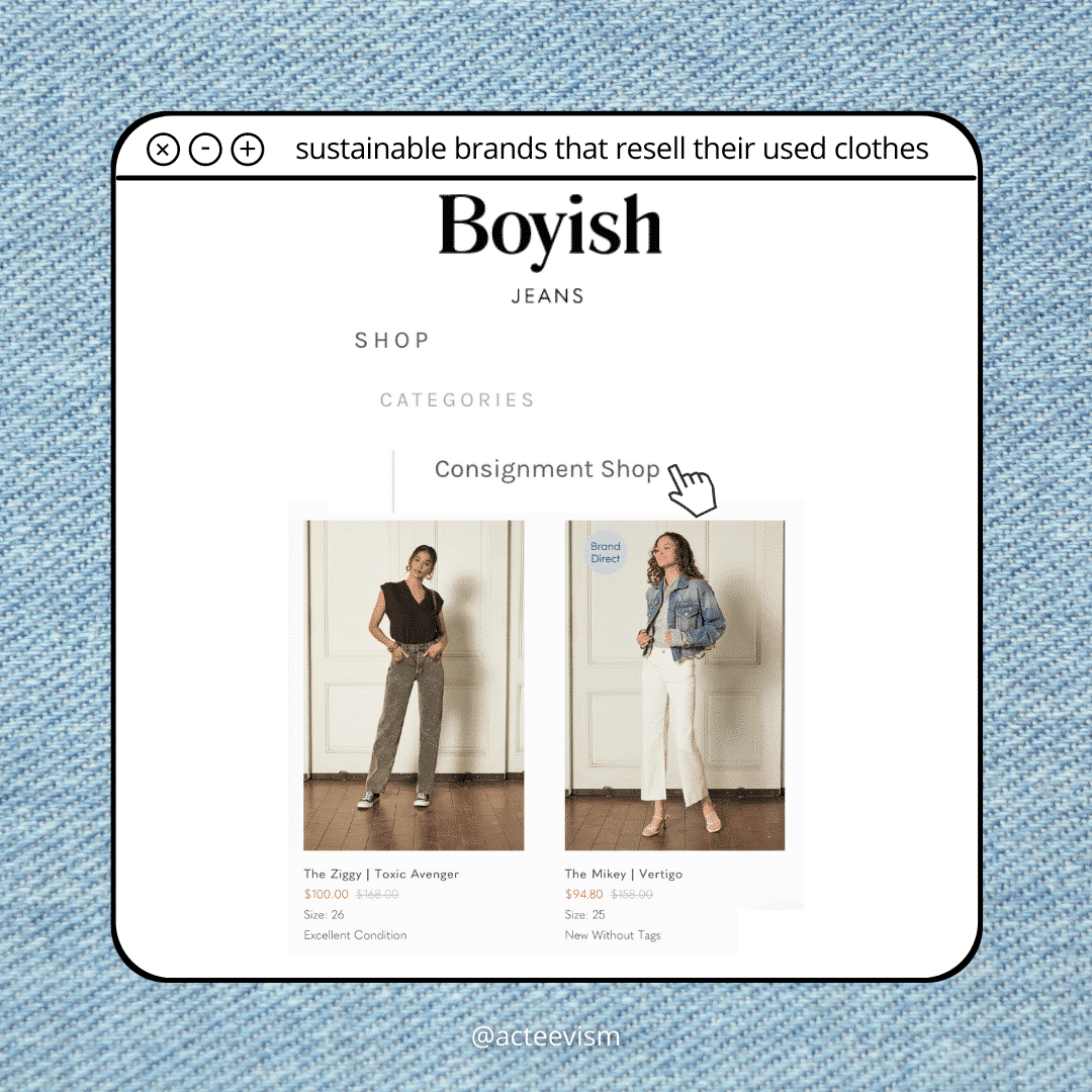 Looking For Reasonably Priced Sustainable Fashion? These Brands Resell