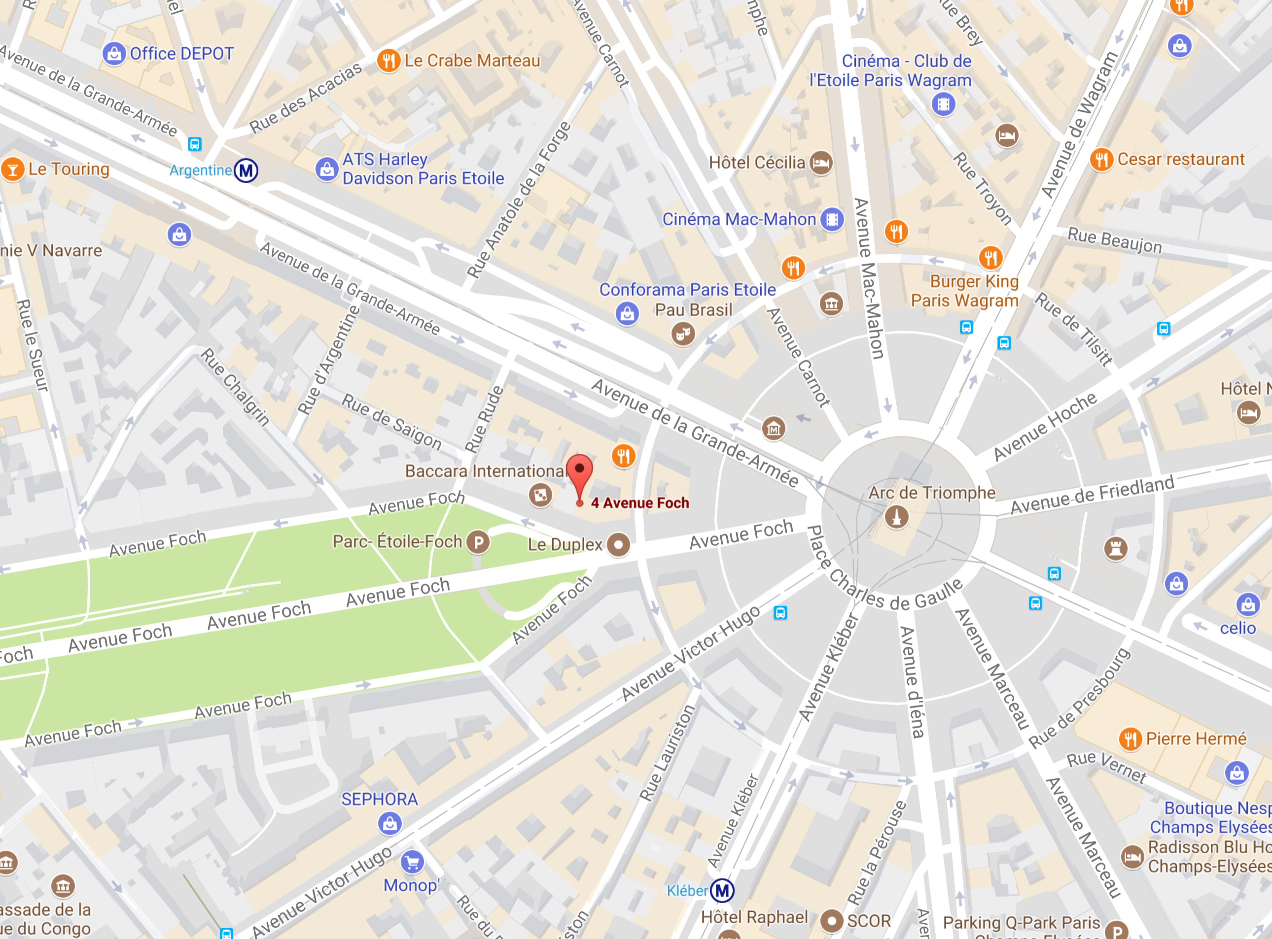 Dépôt Paris 16ème