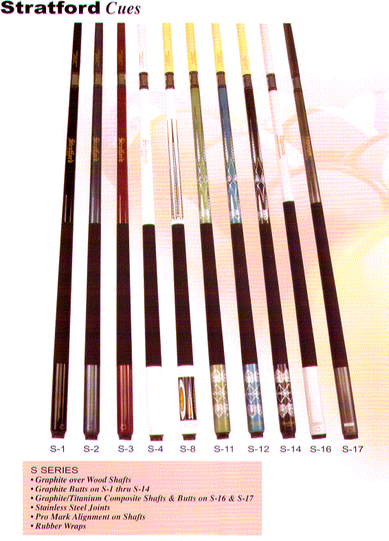 Action Billiards Stratford Cues