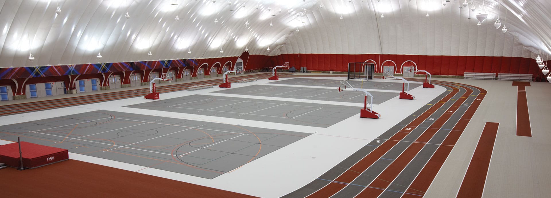 Maple Wood & Synthetic Sports Flooring Action Floor Systems