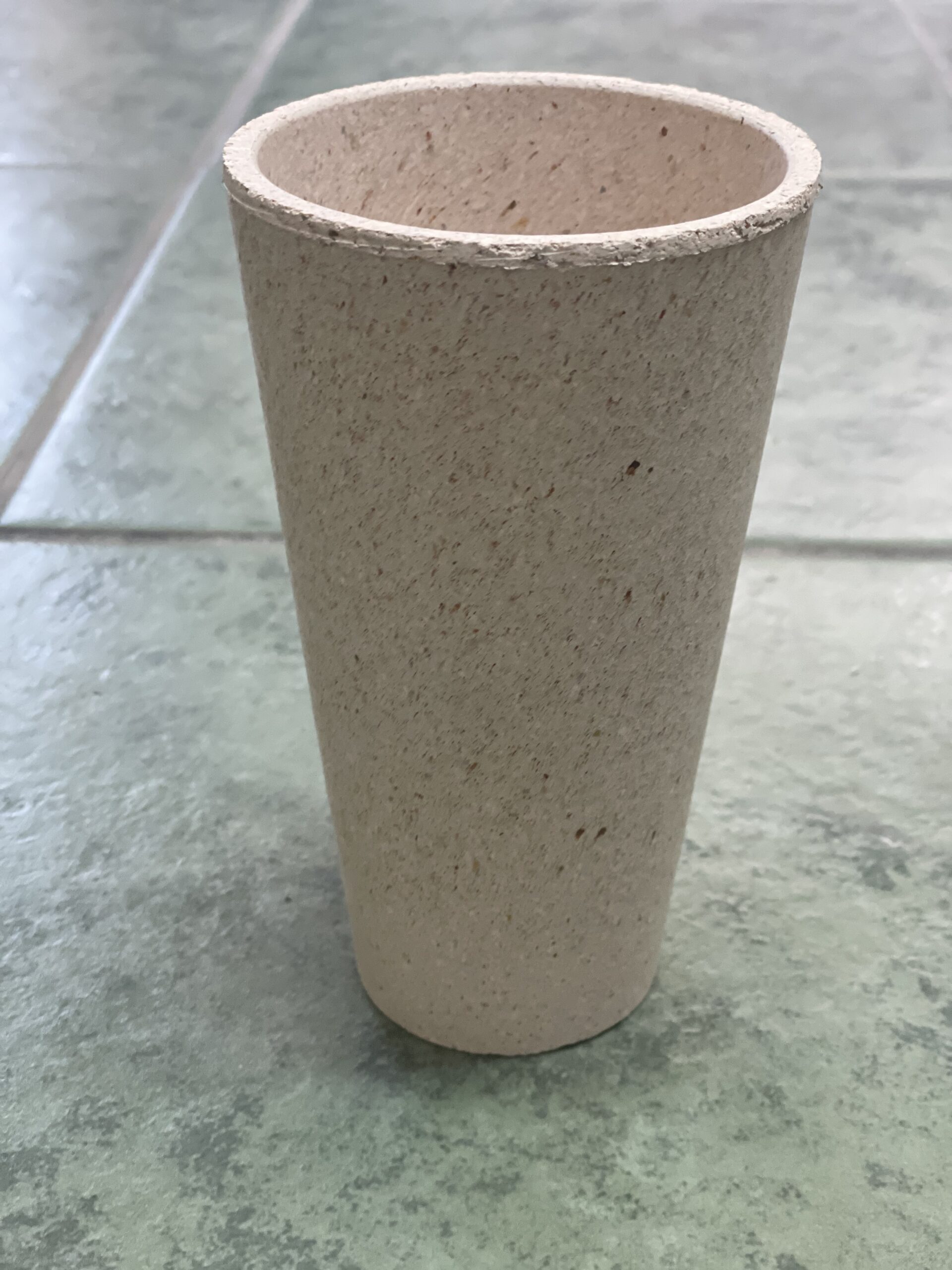 Clay crucible, 50 gram single shot, 6 3/8"H x 3 5/8" Wide at mouth