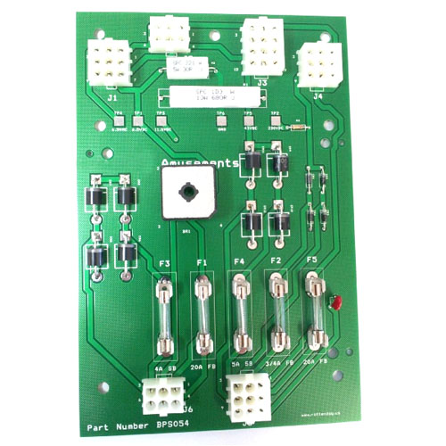 Action Pinball BPS054 Fuse / Rectifier Board Late Electronic