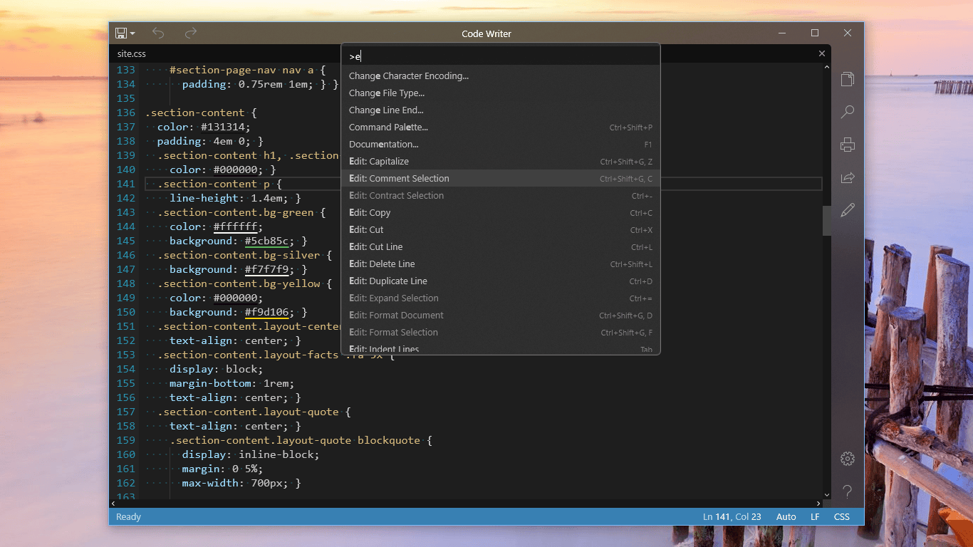Code Writer Text and code editor app with syntax highlighting for