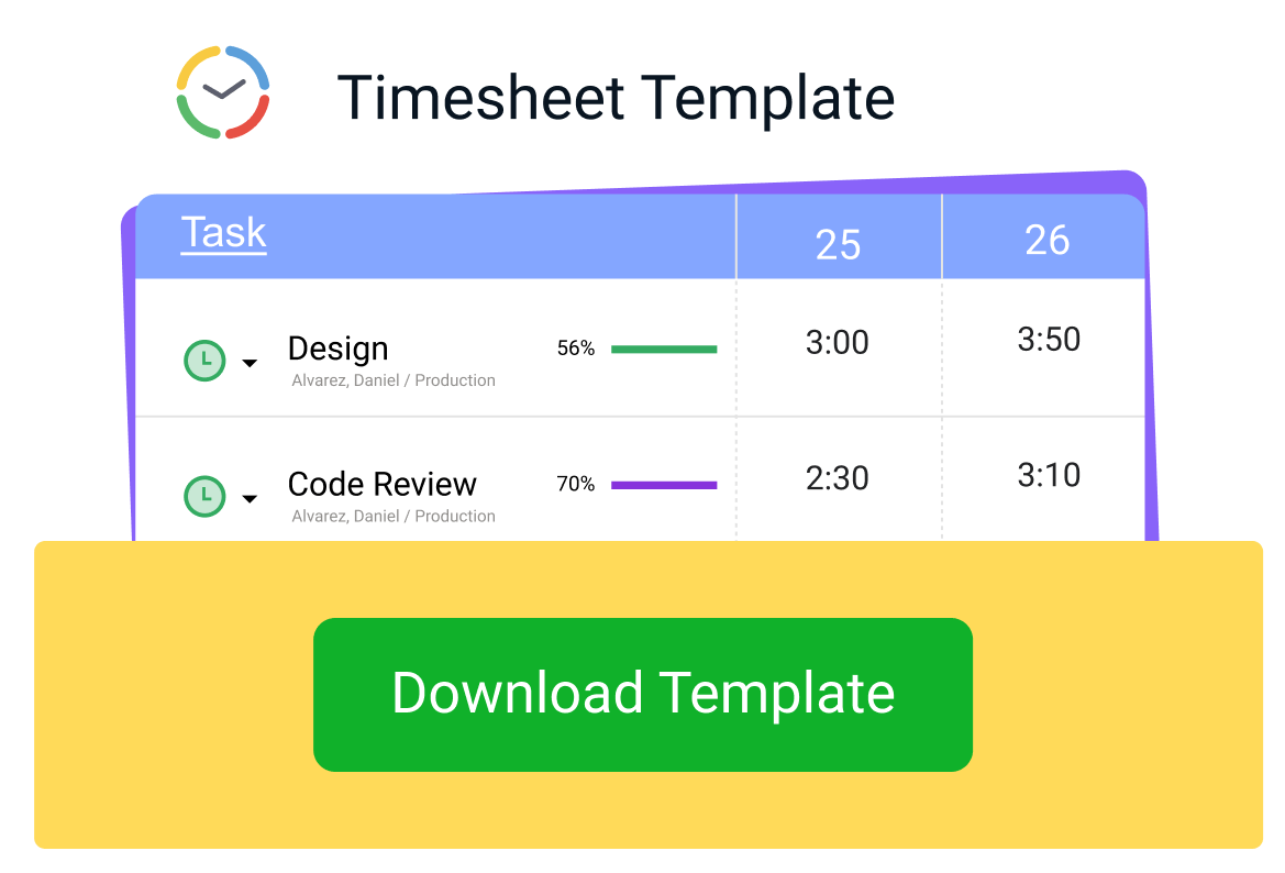 Free Construction Timesheet Don't Let Time Go Down the Drain