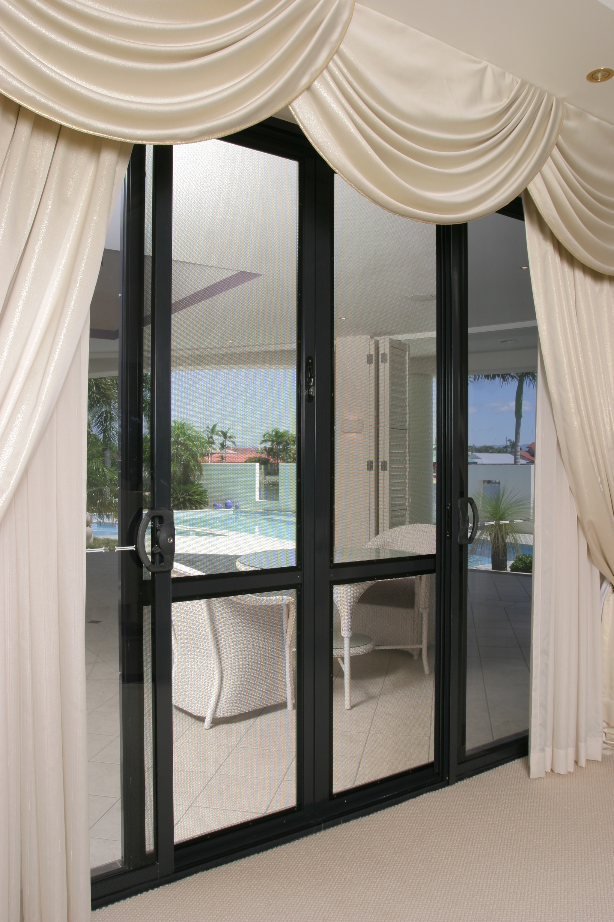 Double Sliding Door Activate Security Crimsafe specialists Brisbane