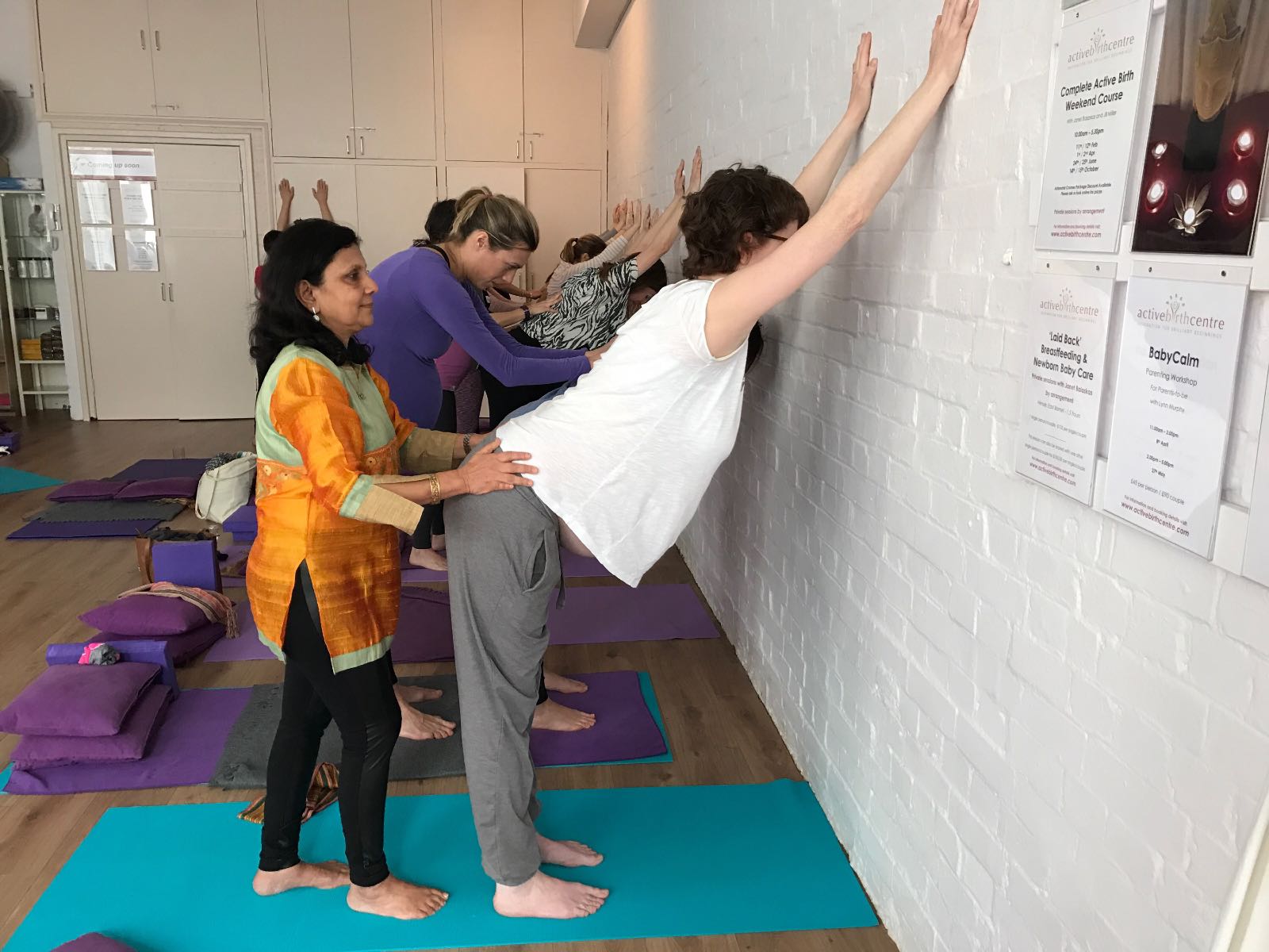 Active Birth Centre Pregnancy Yoga Posture of the Month