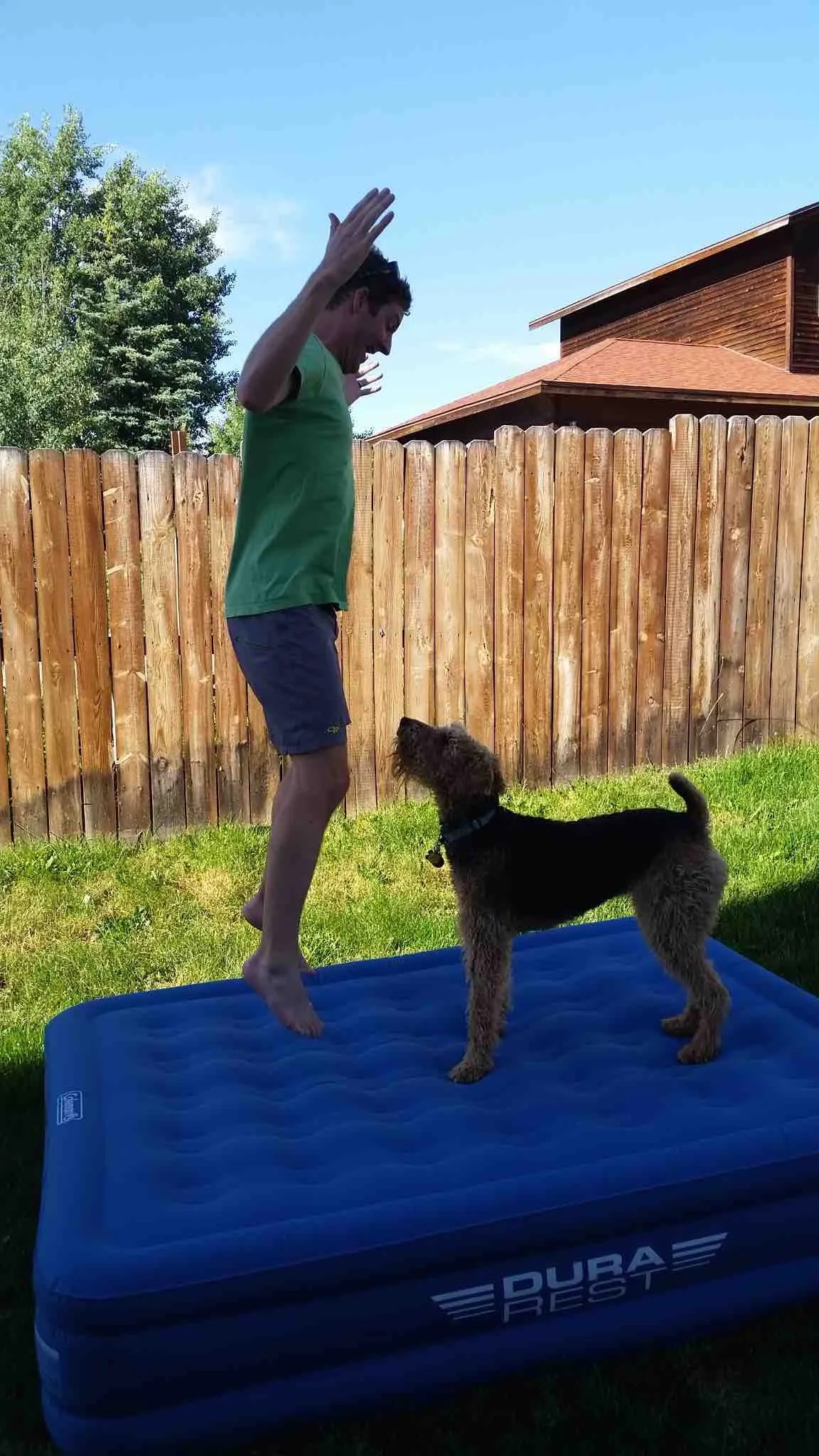 Jumping on Air Mattress Active Gear Review