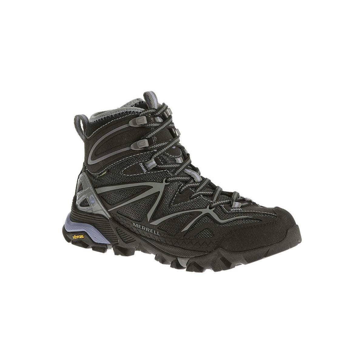 Merrell Womens Capra Mid Goretex High Rise Hiking Boots Footwear