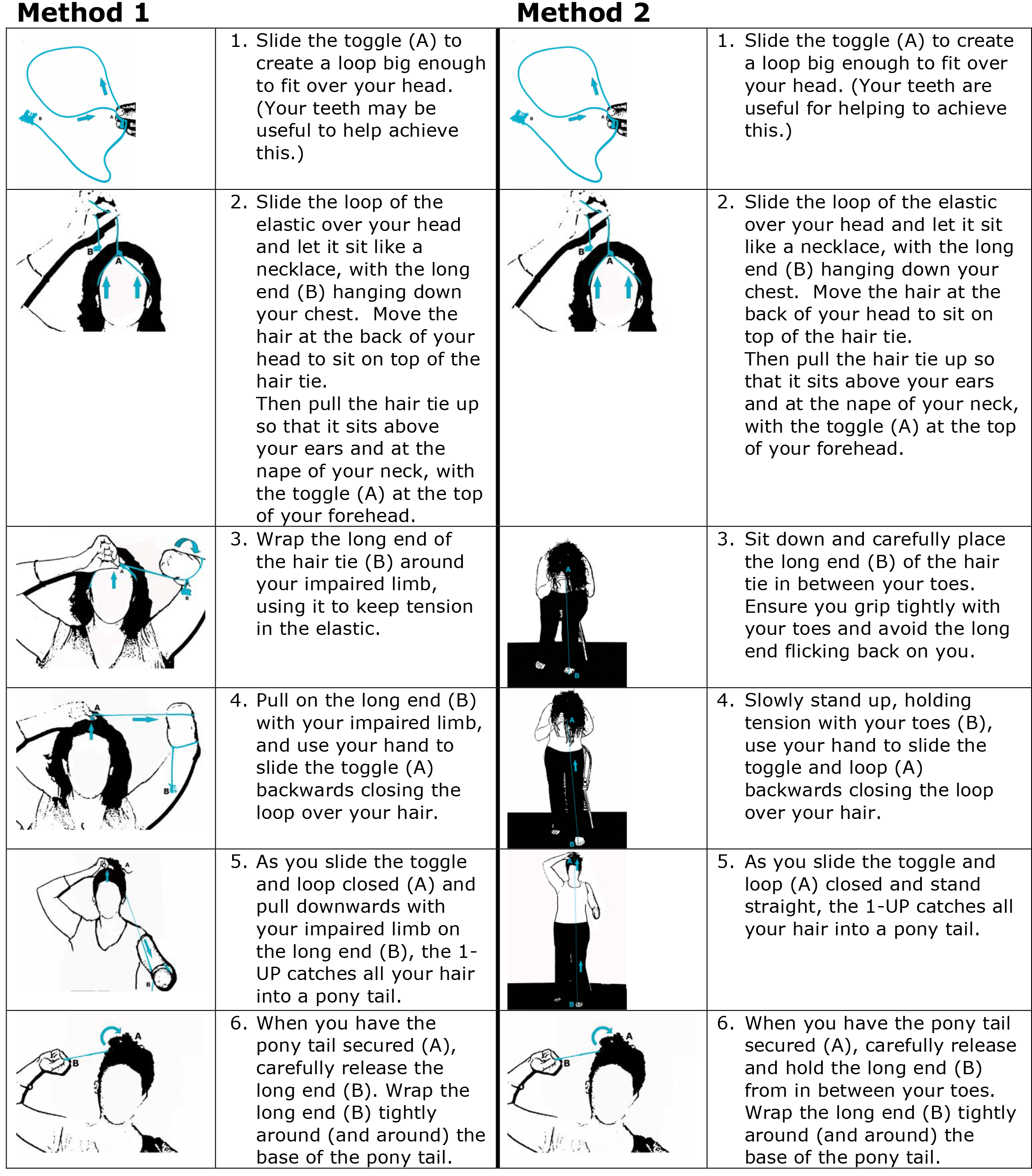 1up Hair Tie The Active Hands Company