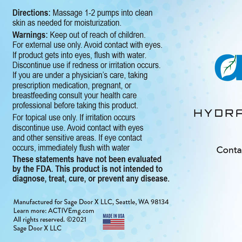 Body Lotion active milligrams