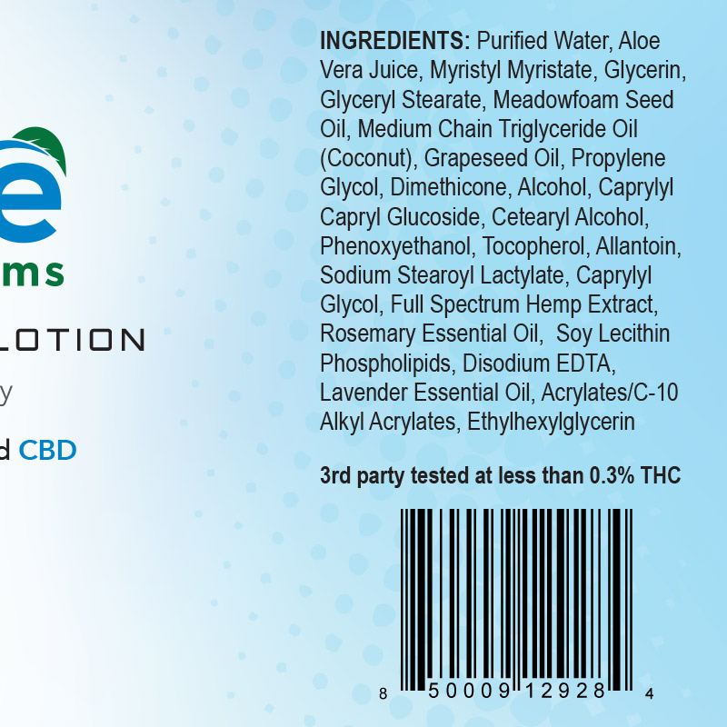 Body Lotion active milligrams