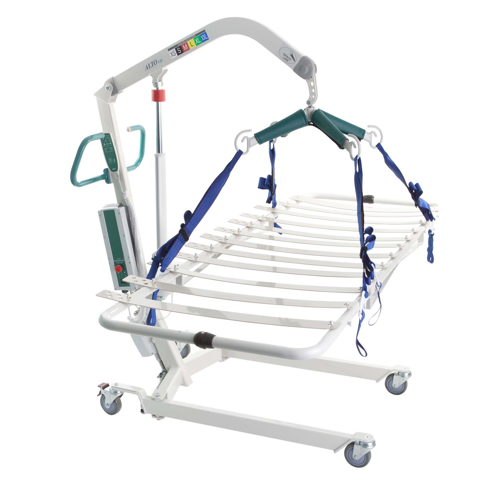 Allegro Jordan Frame with Gliders Lifting Floor Hoist Active