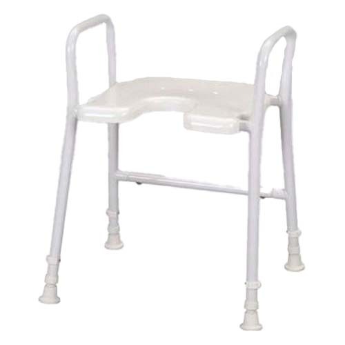 Aluminium Shower Stool with Seat CutOut Active Mobility Systems