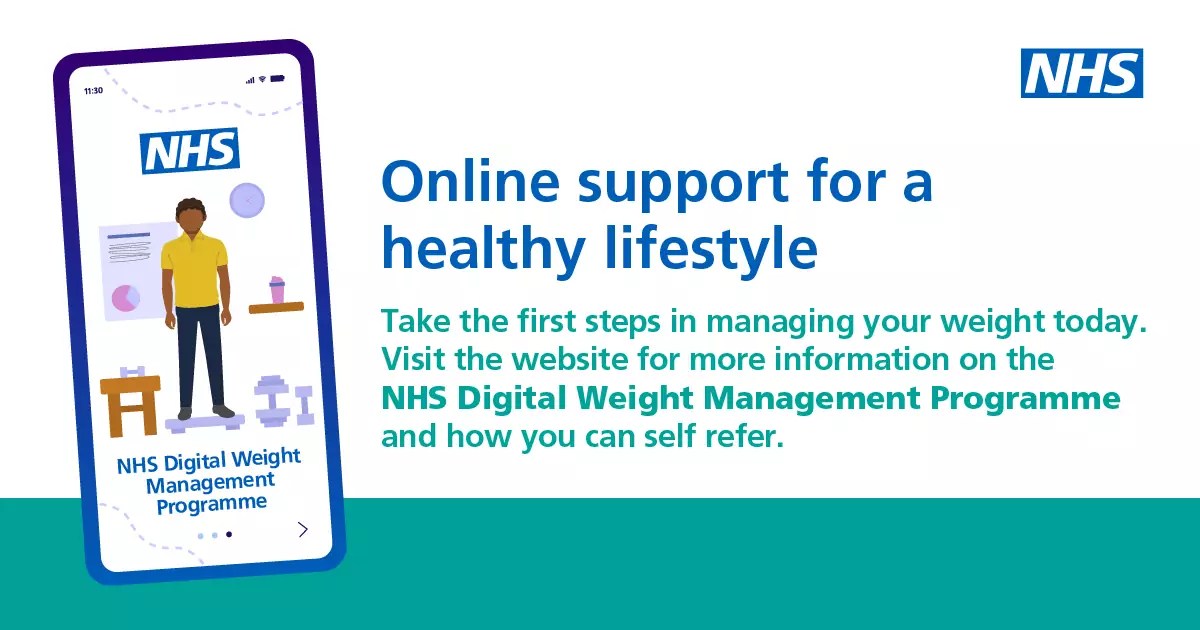 New NHS Digital Weight Management Programme Active My Way