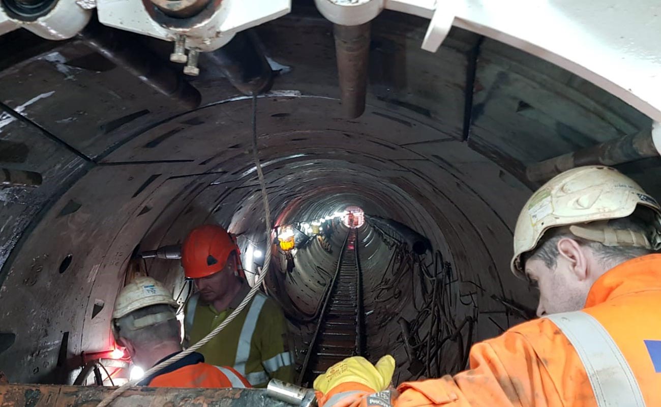 Active Tunnelling Birmingham Resilience 2.44 dia Tunnel