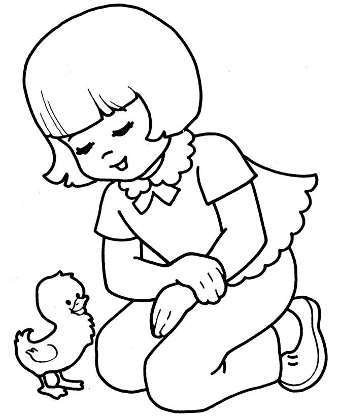 Spring Scenes Coloring Page 9 Spring Coloring Sheets Bluebonkers