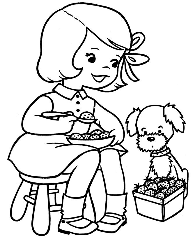 Spring Scenes Coloring Page 12 Spring Coloring Sheets Bluebonkers