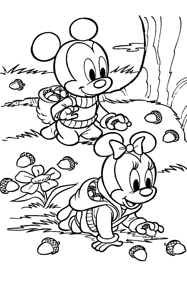 Adorable Fall Coloring Pages for Children Activity Shelter