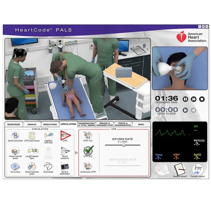 American Heart Association PALS Classroom Course A.C.T.N.T