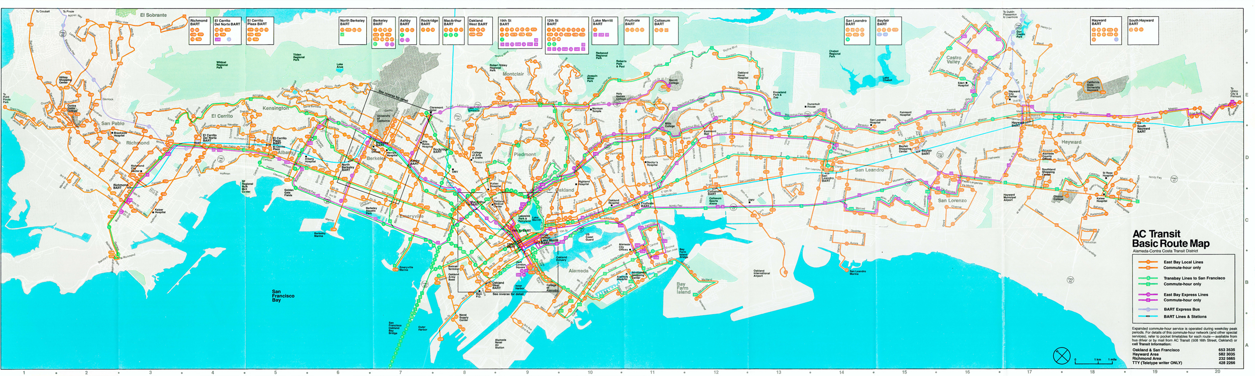 Ac Transit Route Planner Maps AC Transit