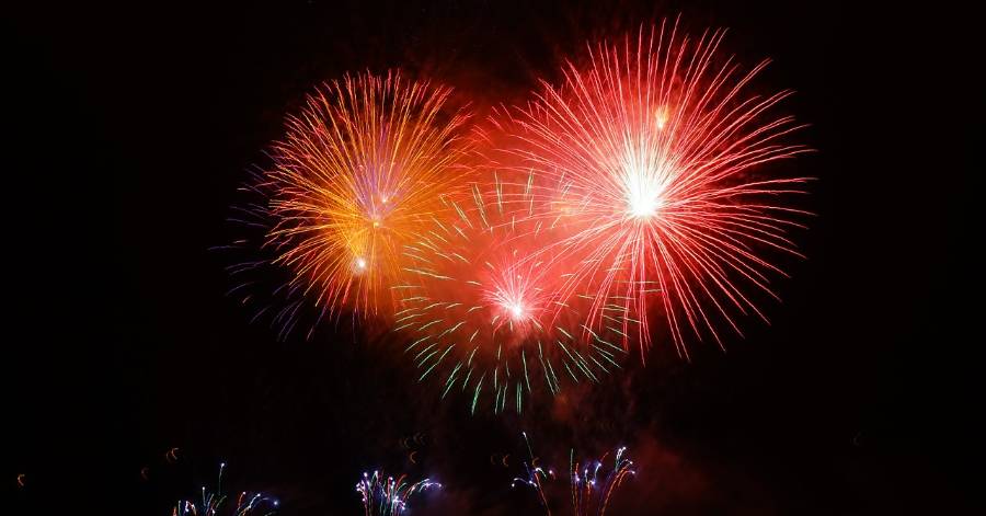 Cap d'Agde Feu d'artifice Vendredi 14 Août à 22h30 au Mail de