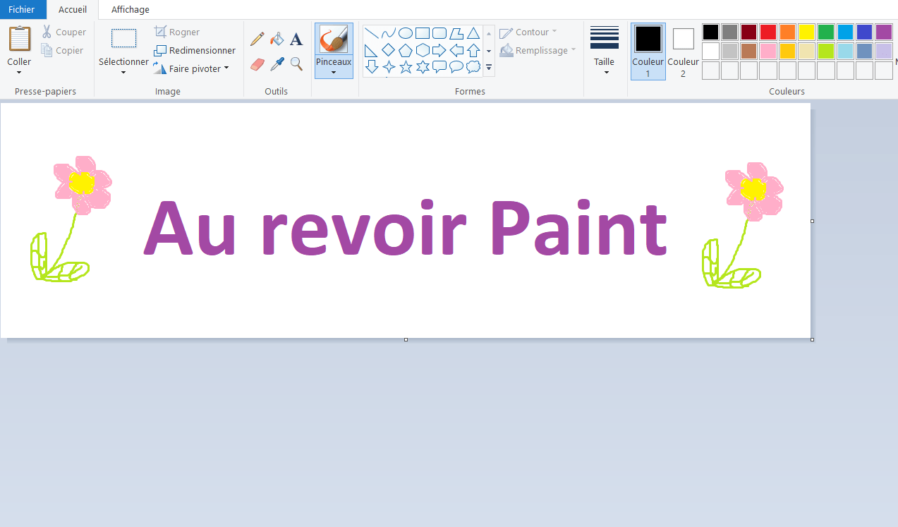 Microsoft annonce la fin du logiciel Paint