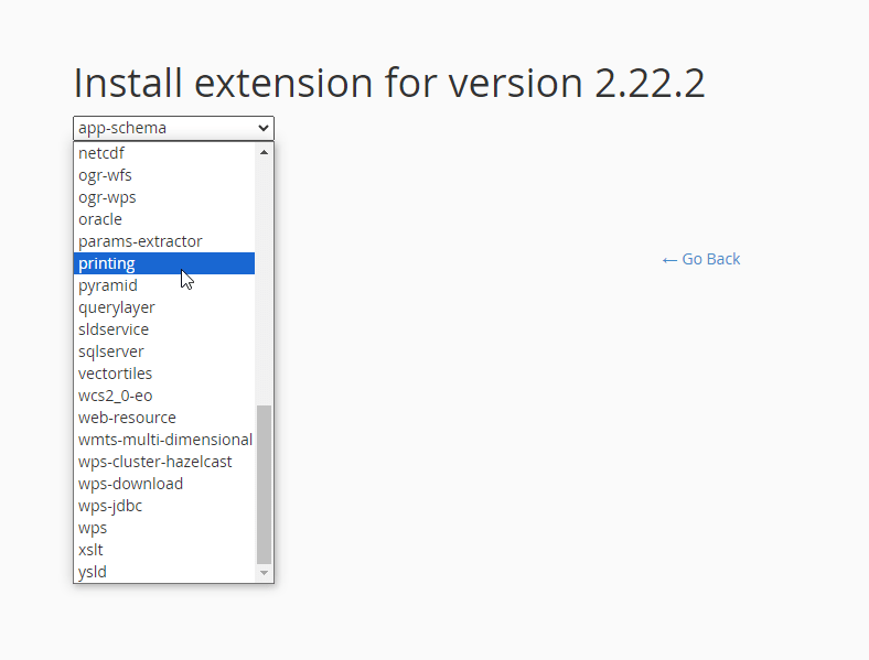 AcuGIS Install GeoServer Extensions